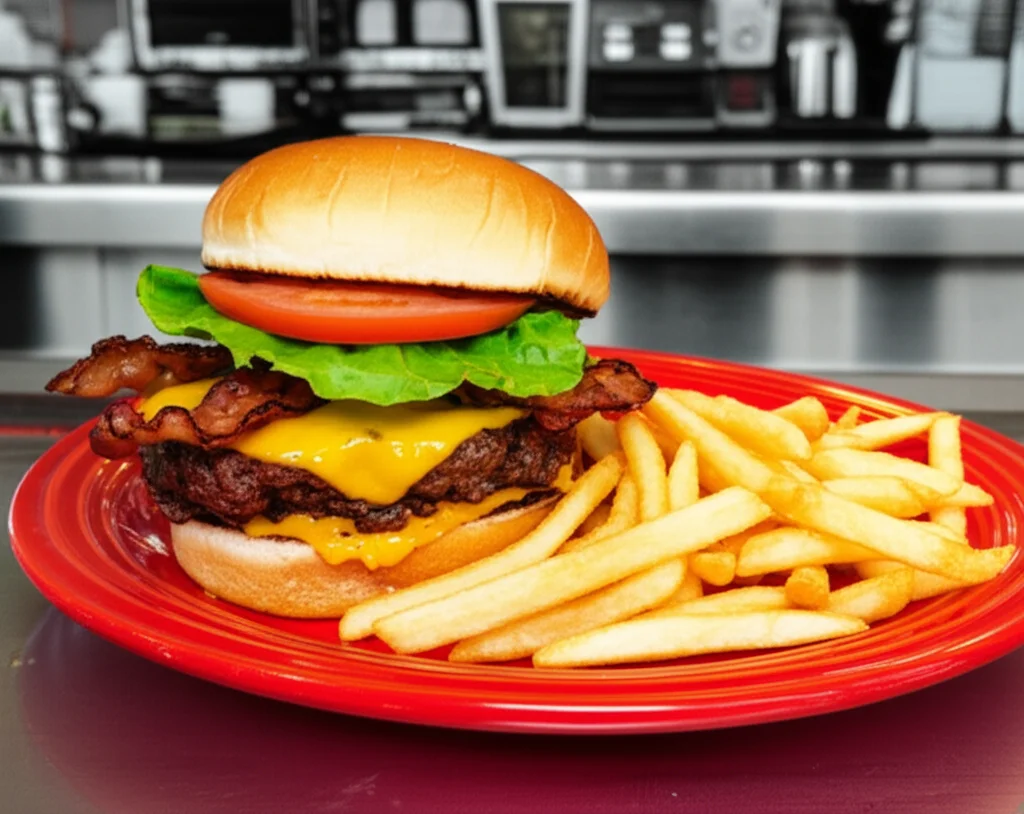 Classic cheeseburger