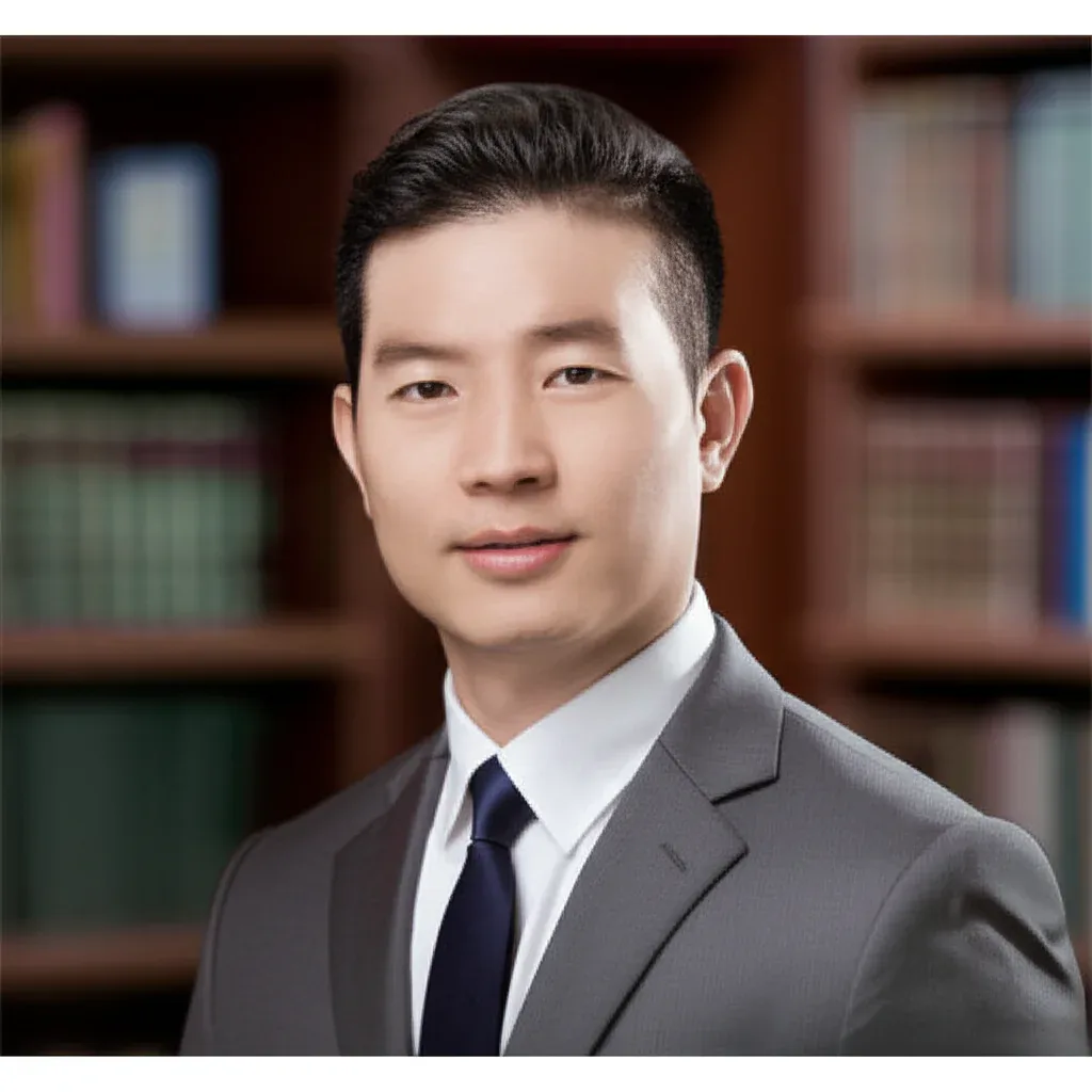 Concept portrait for a fictional attorney profile