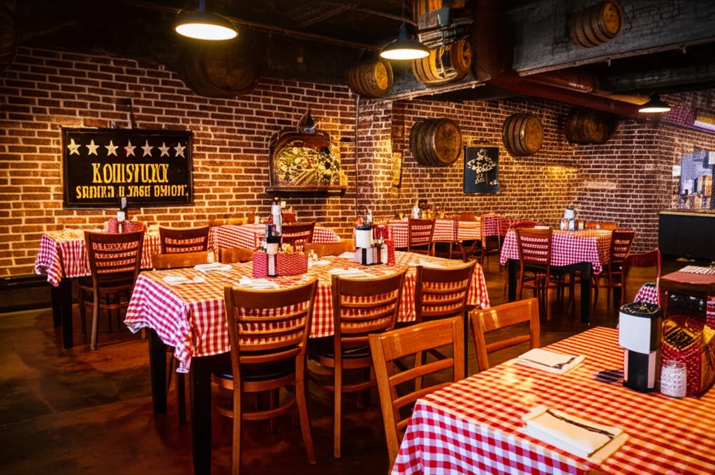 Smokey's BBQ restaurant interior